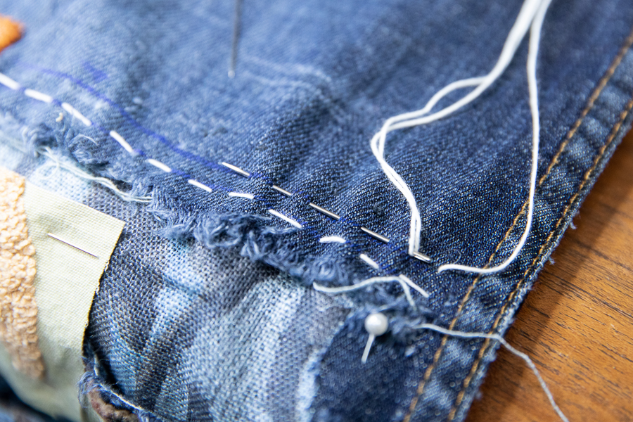 Boro patches breathe new life into old jeans – MakeArtLife